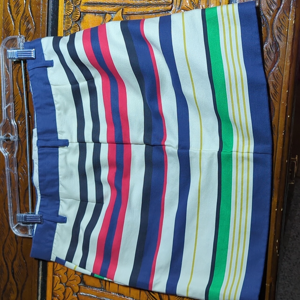 J. Crew Multi-Color Striped Mini Skirt - Picture 5 of 9